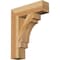 Ekena Millwork Merced Block Rough Sawn Bracket, Western Red Cedar, 4"W x 16"D x 20"H BKT04X16X20MRC05RWR - alternate 1